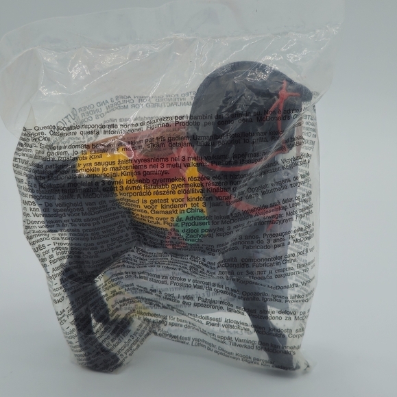 Vintage 1998 McDonald's Disney Mulan Khan Black Horse Happy Meal Toy - Picture 4 of 4